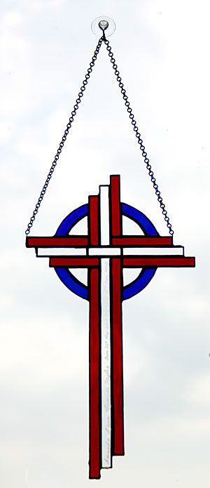 Christening Cross Suncatcher