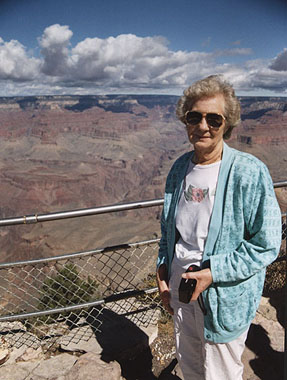 Mum at the Grand Canyon